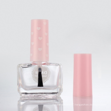 wholesale refillable luxury make up container 6ml transparent empty nail polish bottle